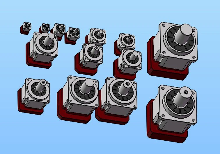 ts series planetary reducer 14 specifications 3D Model .c4d .max .obj .3ds .fbx .stl .blend 
