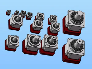 Sp&eacute;cifications du r&eacute;ducteur plan&eacute;taire s&eacute;rie ts 14 Modèle 3D