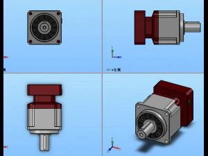 ts series planetary reducer 14 specifications 3D Model