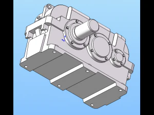 zly series gear reducer 34 specifications 3D Model