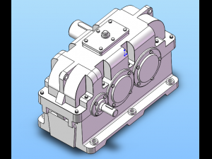 zly series gear reducer 34 specifications Model 3D