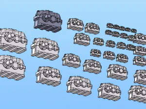 zly series gear reducer 34 specifications 3D Model