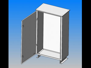 electric control cabinet Modelo 3D