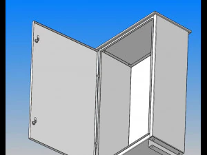 electric control cabinet 3D Model