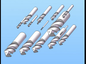 nz120 series twist drill 15 specifications 3D Модель