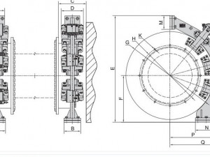 hps hydraulic disc brake device brake actuator 4 specifications 3D 模型
