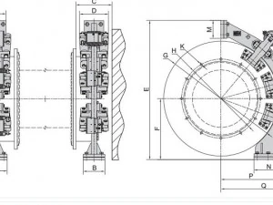 hps hydraulic disc brake device brake actuator 4 specifications 3D Model
