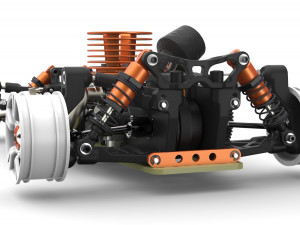 remote controlled racing car 3D Модель