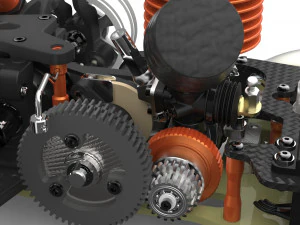 remote controlled racing car 3D Model