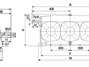wpsss series of worm gear reducer 17 specifications in total 3D मॉडल