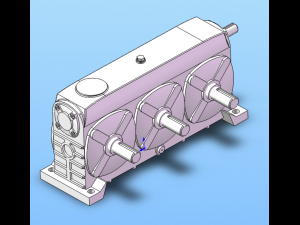 wpsss series of worm gear reducer 17 specifications in total 3D मॉडल