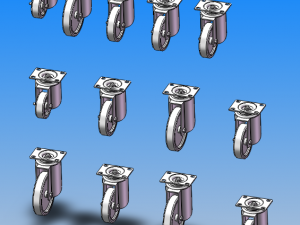 american light castors 13 specifications 3D-Modell