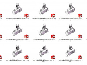 zrj5-m series hydraulic diaphragm metering pump 3D Model