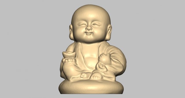 little bag monk 3D Model .c4d .max .obj .3ds .fbx .stl .blend 
