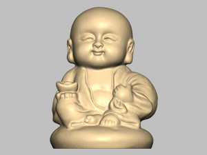 little bag monk 3D 모델