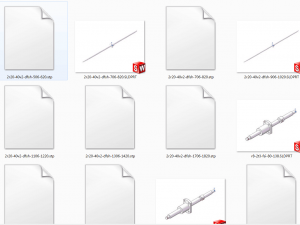 summary of ball screw models 97 models in total 3D Model