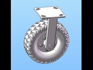 inflatable caster 8 specifications in total 3D Model