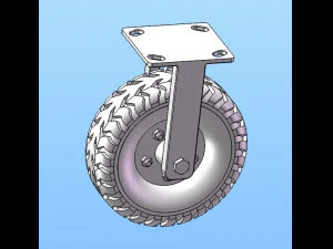 inflatable caster 8 specifications in total 3D Model