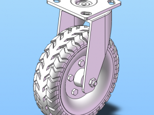inflatable caster 8 specifications in total 3D Model