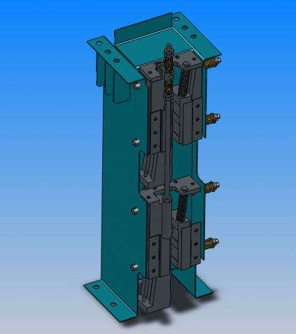 elevator parts wsgb04 wsgb10 progressive safety gear 3D Модель .c4d .max .obj .3ds .fbx .stl .blend 