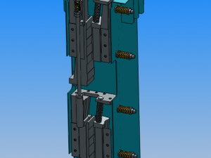 elevator parts wsgb04 wsgb10 progressive safety gear 3D Модель