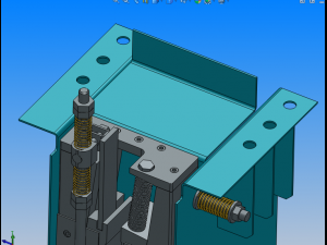elevator parts wsgb04 wsgb10 progressive safety gear 3D Модель