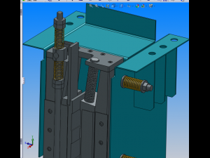 elevator parts wsgb04 wsgb10 progressive safety gear 3D Модель