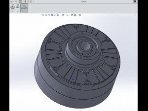 flkt hollow shaft and magnetic powder clutch6 specifications Modèle 3D