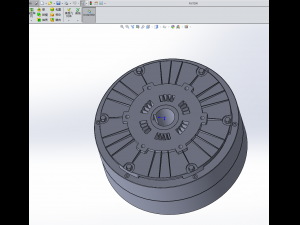 flkt hollow shaft and magnetic powder clutch6 specifications Modèle 3D
