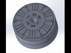 flkt hollow shaft and magnetic powder clutch6 specifications Modèle 3D