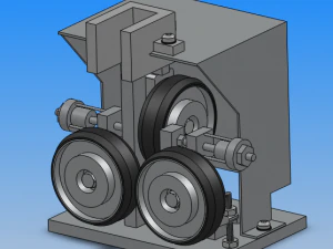 gdx80 roller guide shoe elevator parts 3D Model