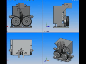 gdx80 roller guide shoe elevator parts 3D Model