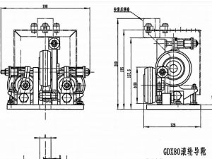 gdx80 roller guide shoe elevator parts 3D Модель