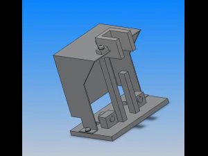gdx80 roller guide shoe elevator parts 3D Model