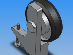 gdx80 roller guide shoe elevator parts 3D Модель