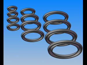 jb zq 4075-2006 z-shaped rubber oil seal 12 specifications 3Dモデル
