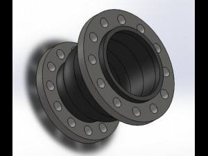 kyt i flexible concentric reducing rubber joint 15 models in total Model 3D