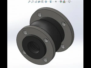 kyt type flexible concentric reducing rubber joint 15 models in total 3D Model