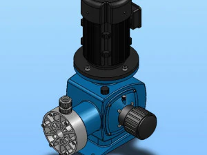 mcメカニカルダイヤフラム定量ポンプ 全15仕様 3Dモデル