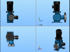 mc mechanical diaphragm metering pump 15 specifications in total 3D 모델