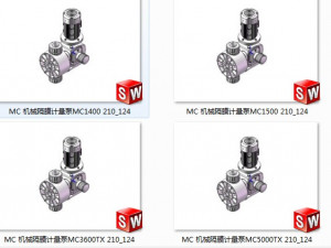 mc mechanical diaphragm metering pump 15 specifications in total 3D 모델