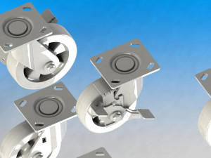 pm series of load casters 9 models in total Model 3D