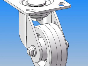 pm series of load casters 9 models in total Model 3D