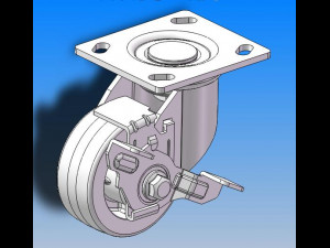 pm series of load casters 9 models in total Model 3D