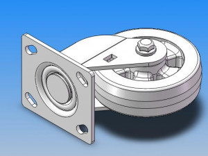pm series of load casters 9 models in total Model 3D