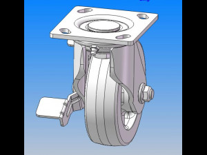 pm series of load casters 9 models in total Model 3D