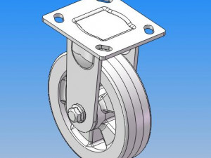 pm series of load casters 9 models in total Model 3D