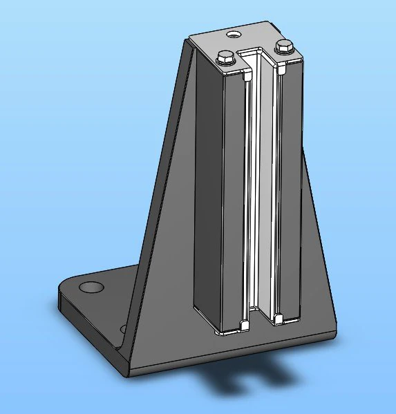 elevator parts guide shoes 5 specifications 3D Model .c4d .max .obj .3ds .fbx .stl .blend