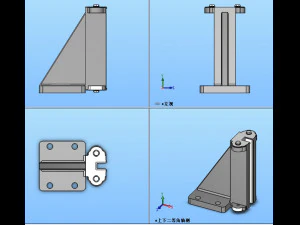 elevator parts guide shoes 5 specifications 3D Model