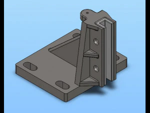 elevator parts guide shoes 5 specifications 3D Model